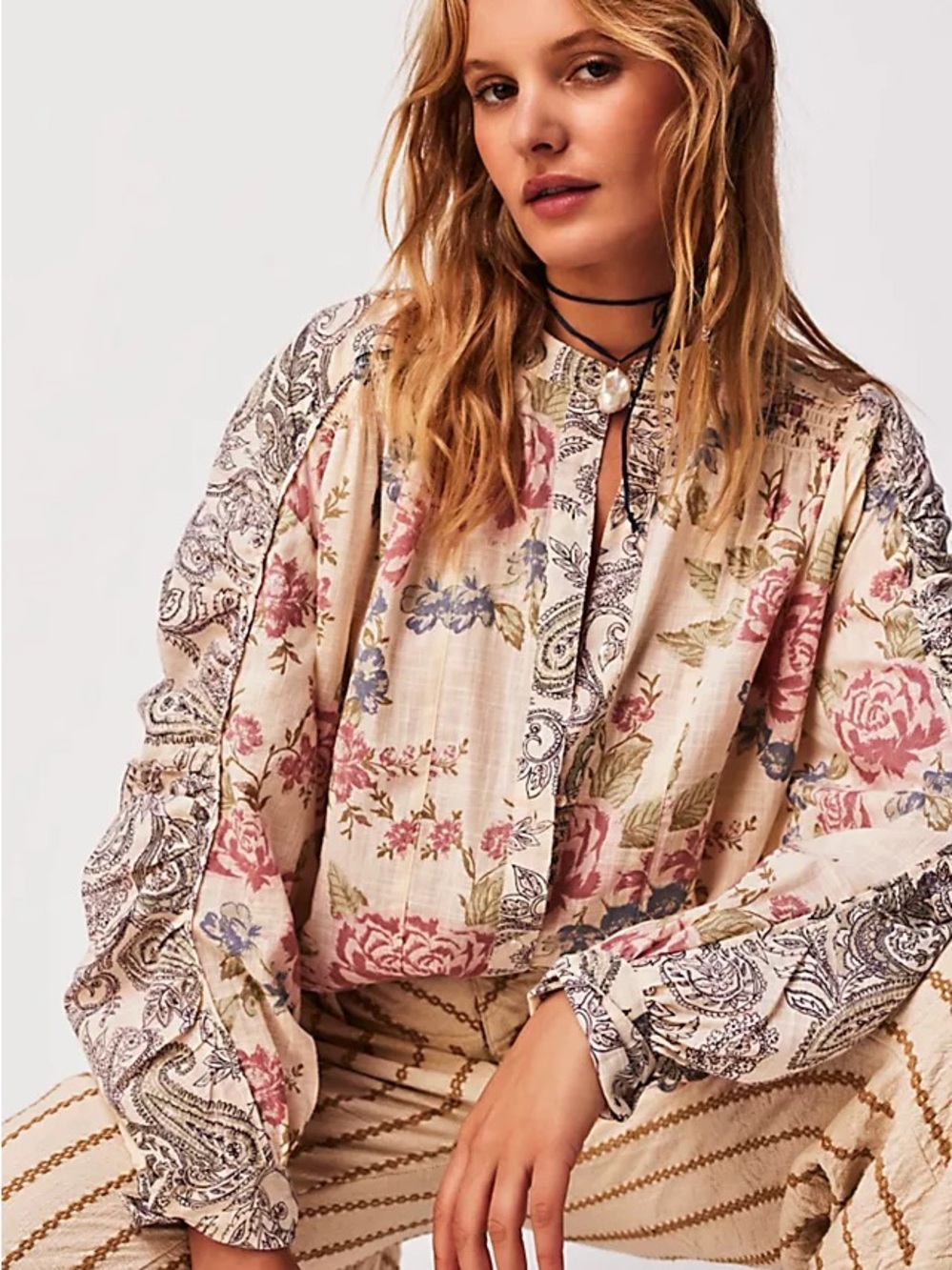 Free People Maraya printed top